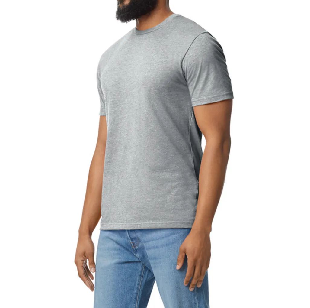 Remera 100% Algodon Gris - Image 3